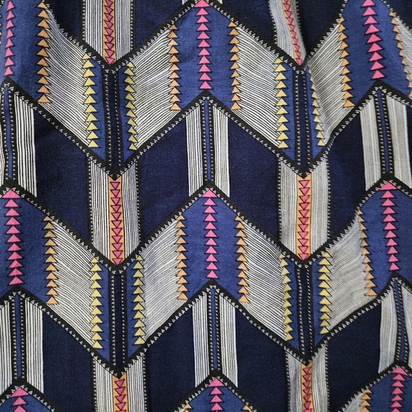 Pixley From Stitch Fix Chevron Patterned Sleeveless Dress Size M - Picture 3 of 9